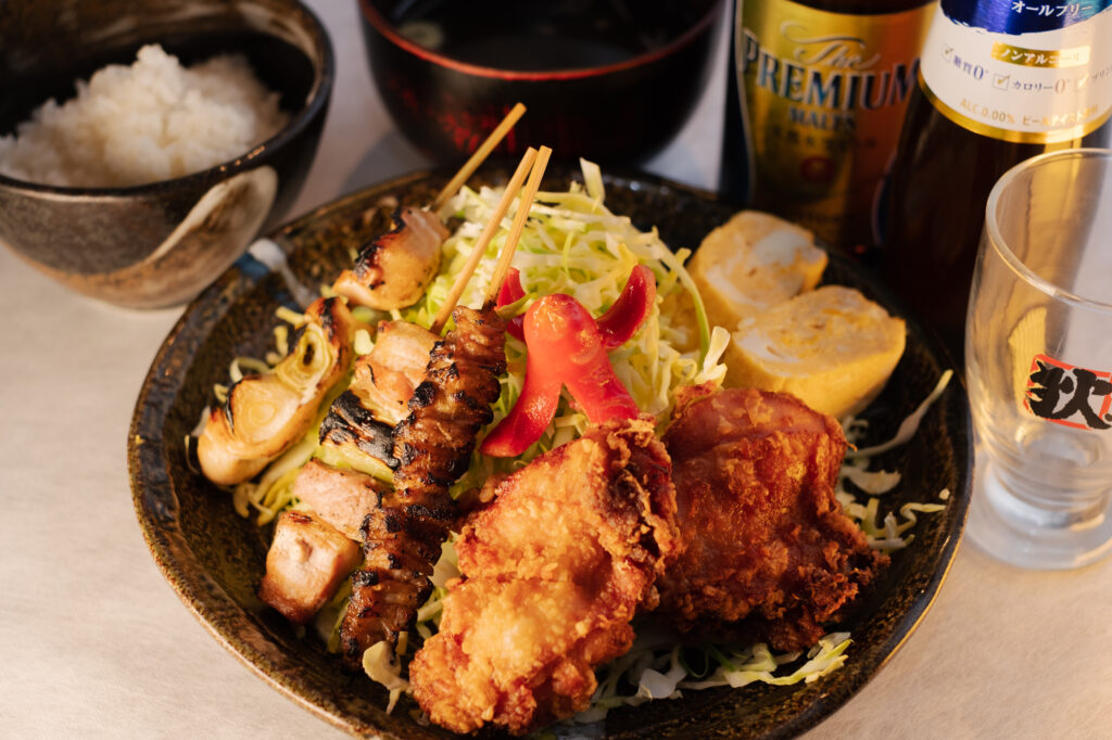 ”おひとりでもどうぞ” の 夜定食